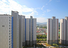 LG전기차충전기 설치 사례:용지더샵레이크아파트