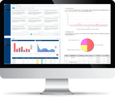 실시간 모니터링 및 관리자용 웹사이트로 보안 동향 확인 가능