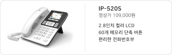 IP-520S, 정상가 109,000원
