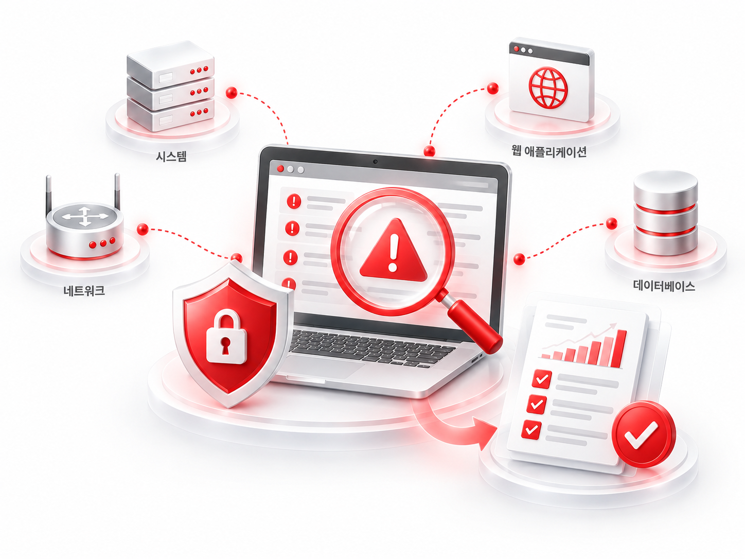 시스템 웹 네트워크의 취약점을 진단하고 개선 방안을 제시하는 VA 구조